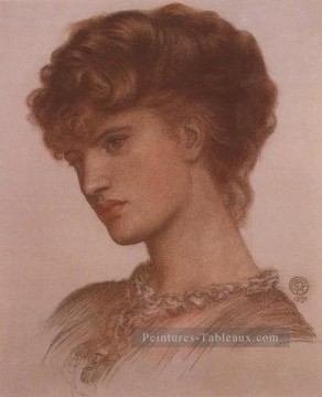  rossetti - Portrait d’Aflaia Coronio née Ionides préraphaélite Confrérie Dante Gabriel Rossetti
